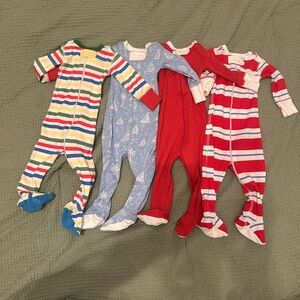 The Beaufort Bonnet Company Multicolor and Red Kids Pajama Sets